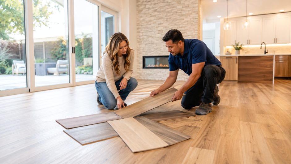 Professional website design for a San Diego flooring sales and installation business